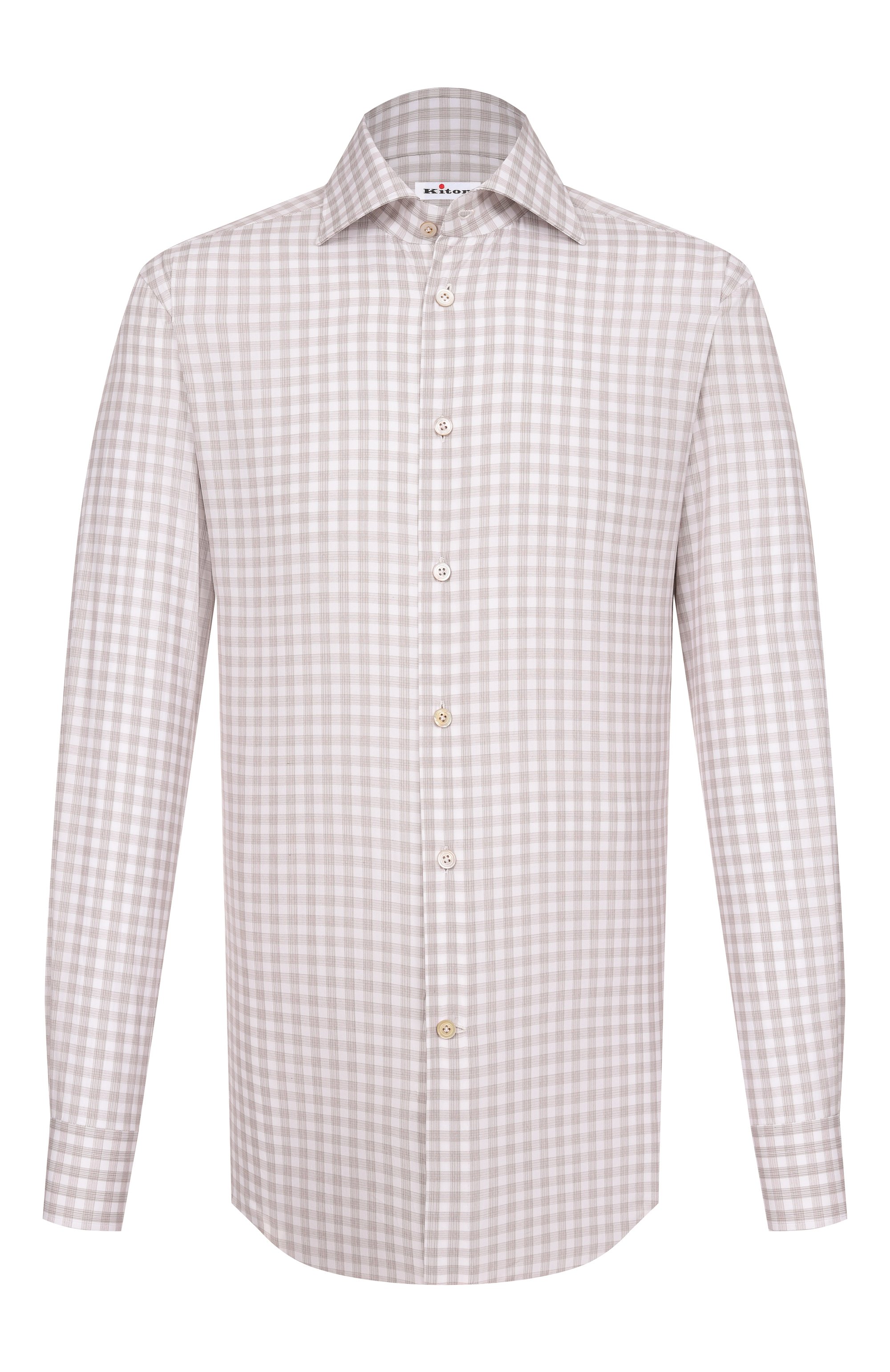 Хлопковая рубашка KITON, арт. UCCH09623, фото 1