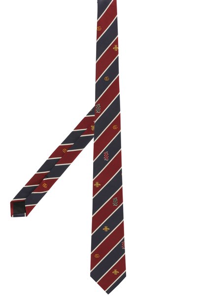 Шелковый галстук GUCCI, арт. 545077/4E002, фото 2