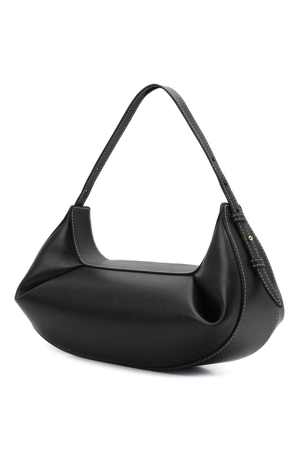 Сумка fortune cookie YUZEFI черного цвета по цене 49600 руб., арт. YUZIC0-HB-FC-00, фото 3 Сумка fortune cookie YUZEFI, арт. YUZIC0-HB-FC-00, фото 3