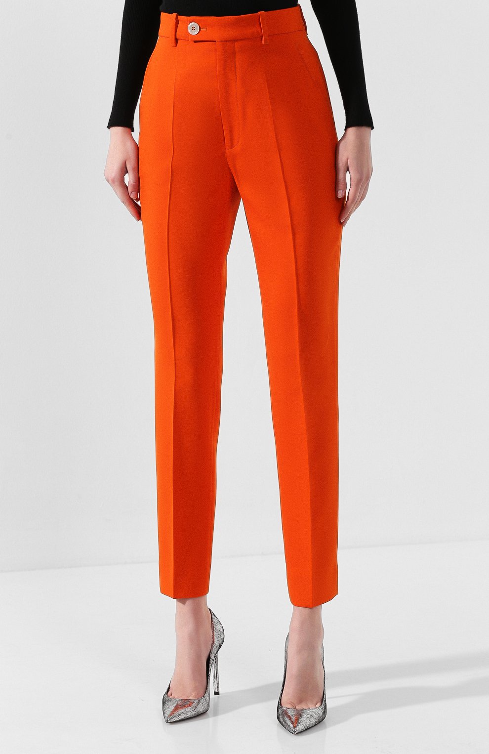 Брюки из смеси шерсти и вискозы GUCCI, арт. 569128/ZAASP, фото 3