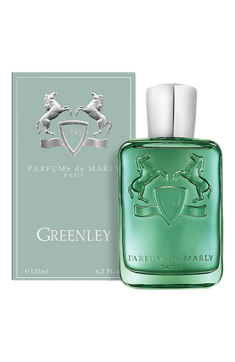 Парфюмерная вода greenley (125ml) PARFUMS DE MARLY бесцветного цвета по цене 45000 руб., арт. 3700578502162, фото 2 Парфюмерная вода greenley (125ml) PARFUMS DE MARLY, арт. 3700578502162, фото 2