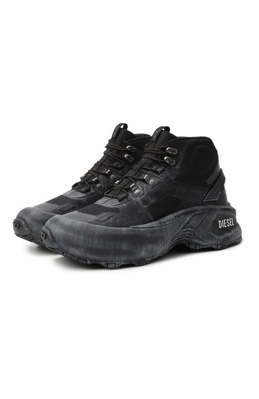Текстильные кроссовки D-Cage Hiking Diesel Y03650/P8140 Чёрный Y03650/P8140