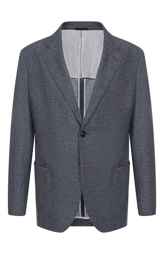 Пиджак из кашемира и хлопка Giorgio Armani GM000140/TE17854 Синий GM000140/TE17854