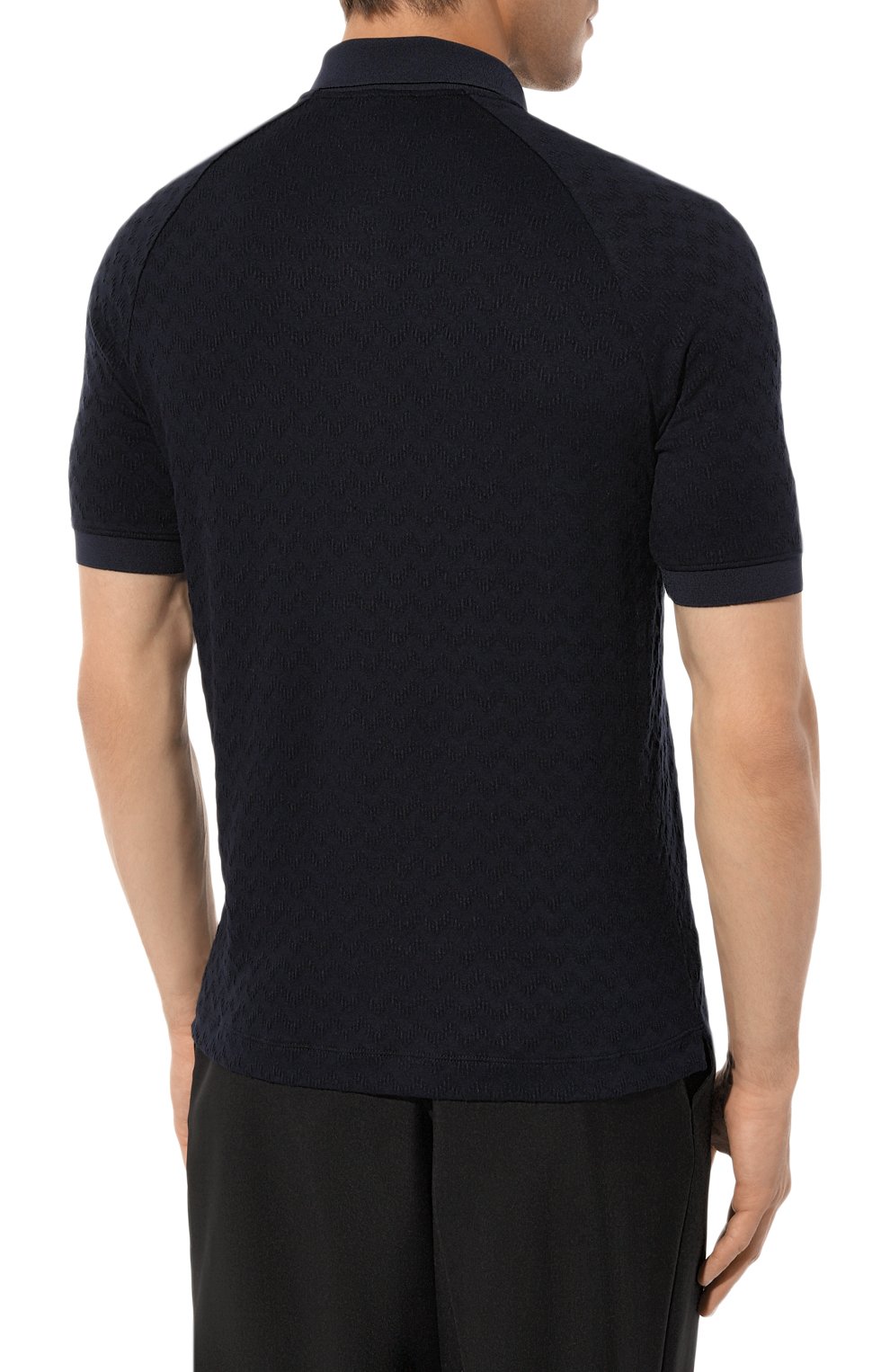 Поло из вискозы и кашемира GIORGIO ARMANI, арт. 3RSF56/SJTEZ, фото 4