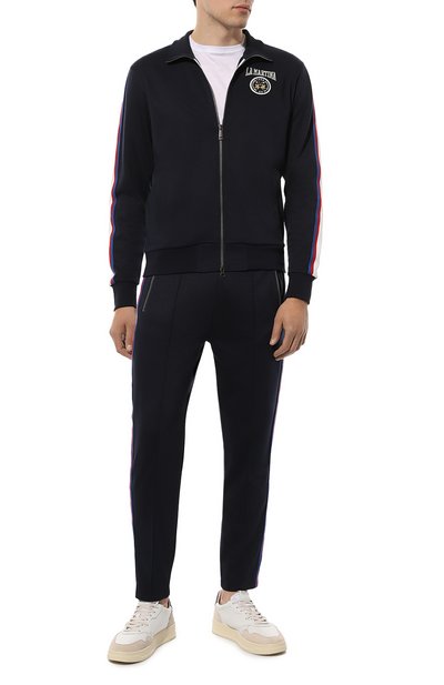 Толстовка LA MARTINA темно-синего цвета по цене 21950 руб., арт. WMF304/FP556, фото 2 Толстовка LA MARTINA, арт. WMF304/FP556, фото 2