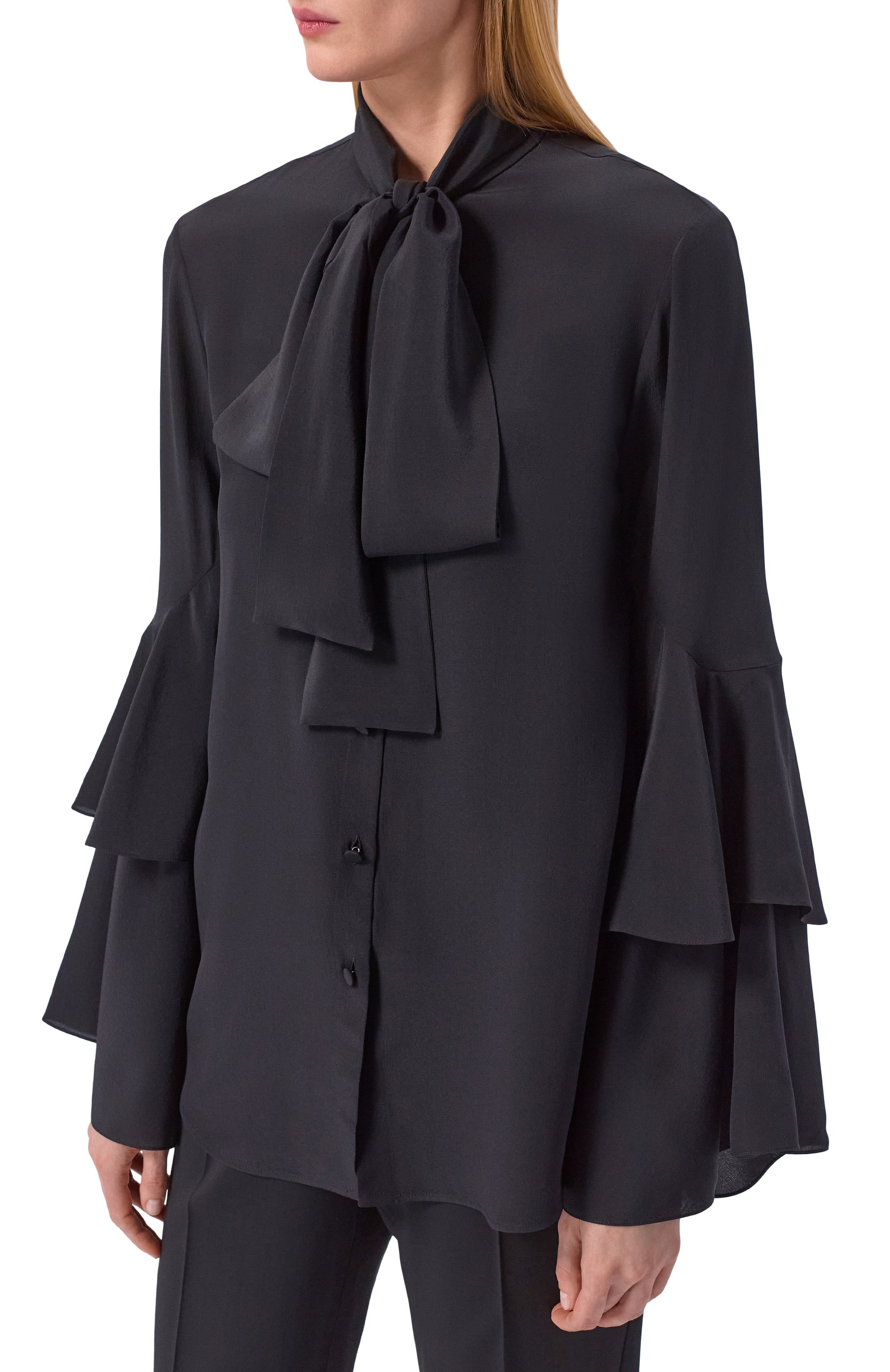 Шелковая блузка MVST, арт. M26.2PW.B008/F090 CREP0N, фото 3