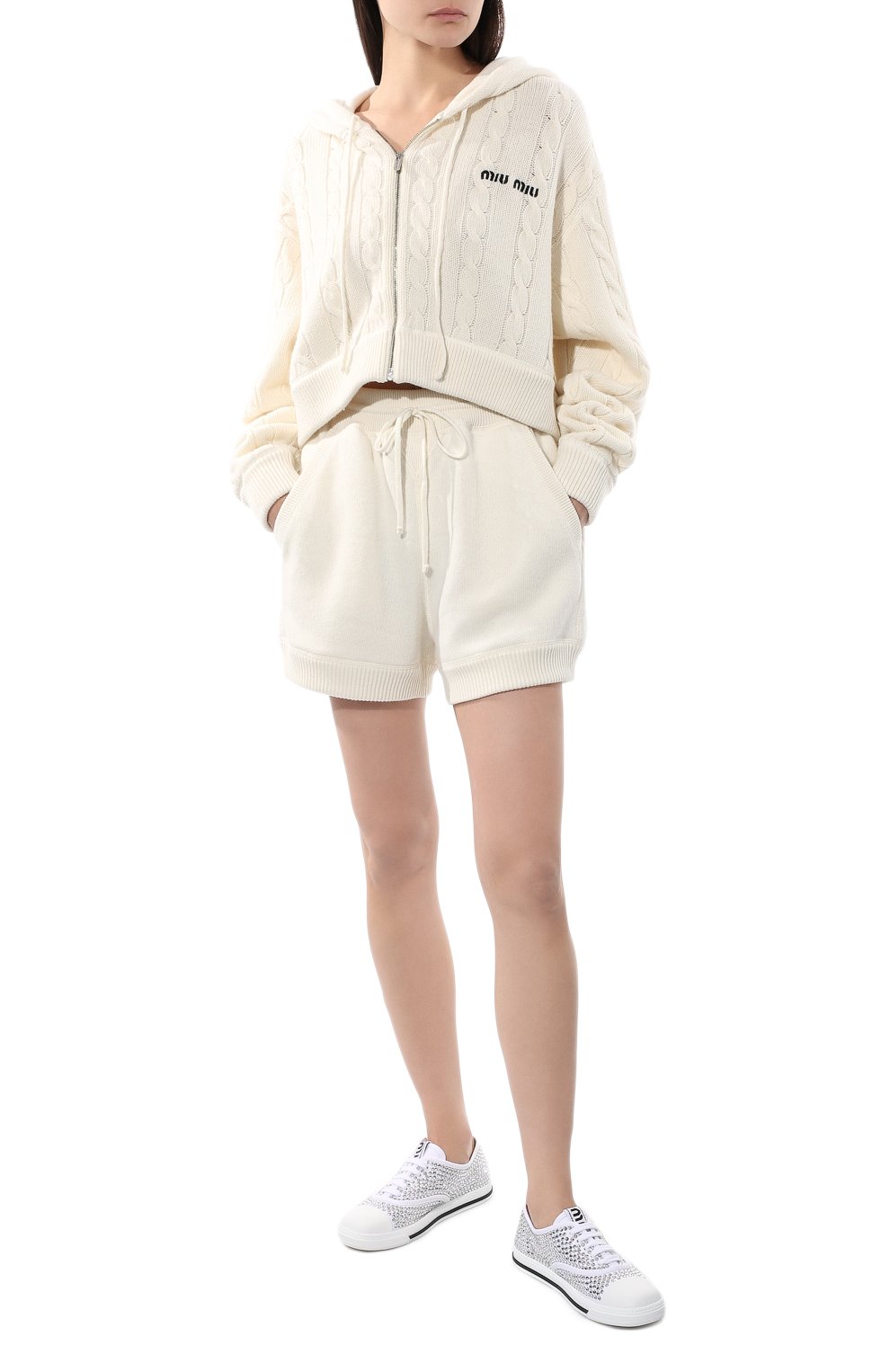 Шерстяной кардиган MIU MIU, арт. MMF525-1ZLF-F0009, фото 2