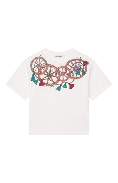 Хлопковая футболка DOLCE & GABBANA, арт. L5JTNL/G7P5Y