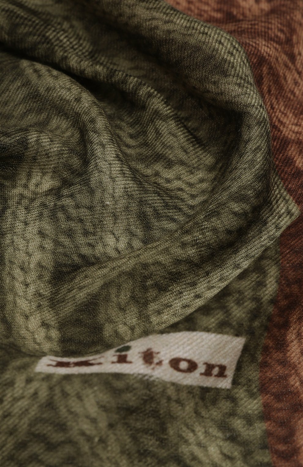 Шарф из шерсти и кашемира KITON, арт. USCIACK0261F15, фото 3