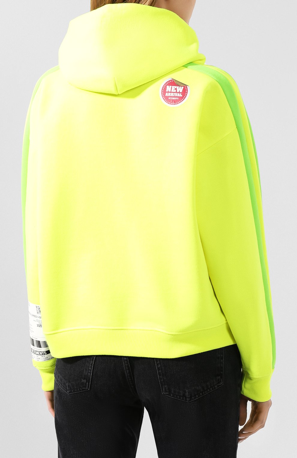 Худи VETEMENTS, арт. SS20TR154 1607/W/FLU0 YELL0W, фото 4