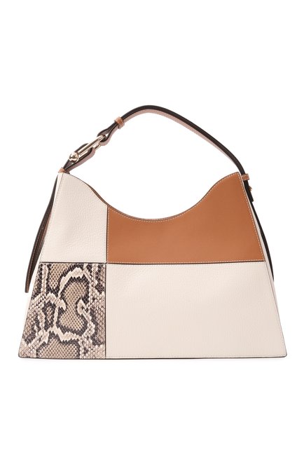 Женская сумка furla nuvola large FURLA разноцветного цвета, арт. WB01246/BX3748 | Фото 1 (Материал сплава: Проставлено; Материал: Натуральная кожа; Размер: large; Драгоценные камни: Проставлено)