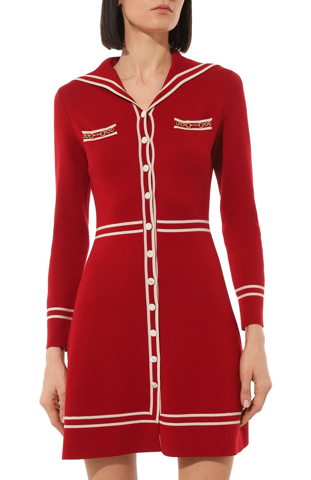 Шерстяное платье GUCCI, арт. 644564 XKBNZ, фото 3