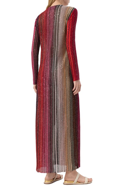 Платье из вискозы Missoni DS25SM0D/BK042D Разноцветный  DS25SM0D/BK042D Фото 4