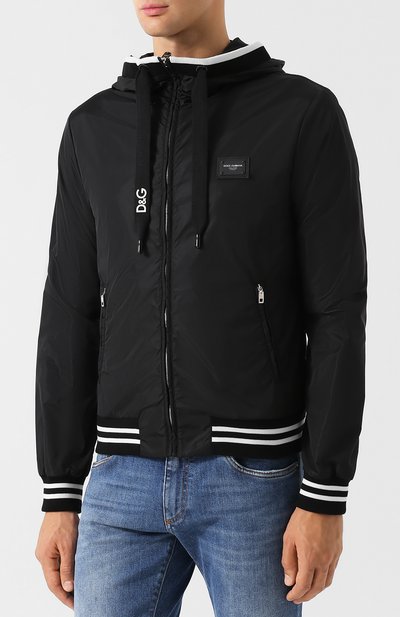 Бомбер на молнии с капюшоном DOLCE & GABBANA, арт. G9LH0T/FUMQG, фото 3
