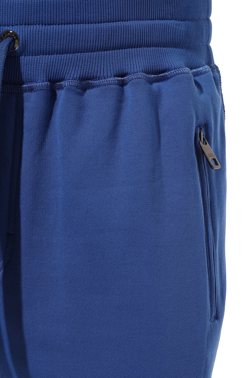 Хлопковые джоггеры DOLCE & GABBANA синего цвета по цене 78450 руб., арт. GVXQHT/G7F2G, фото 5 Хлопковые джоггеры DOLCE & GABBANA, арт. GVXQHT/G7F2G, фото 5