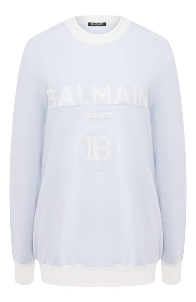 Женский пуловер из смеси шерсти и кашемира BALMAIN, арт. SF23110/K495