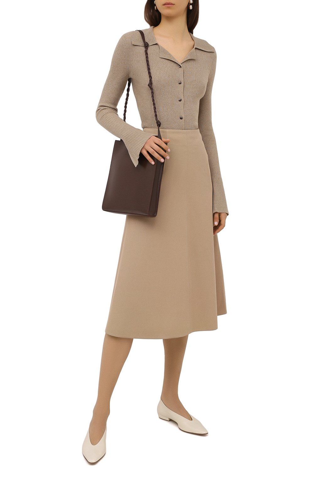 Юбка из хлопка и шерсти REDVALENTINO, арт. VR3RAF55/4R9, фото 2