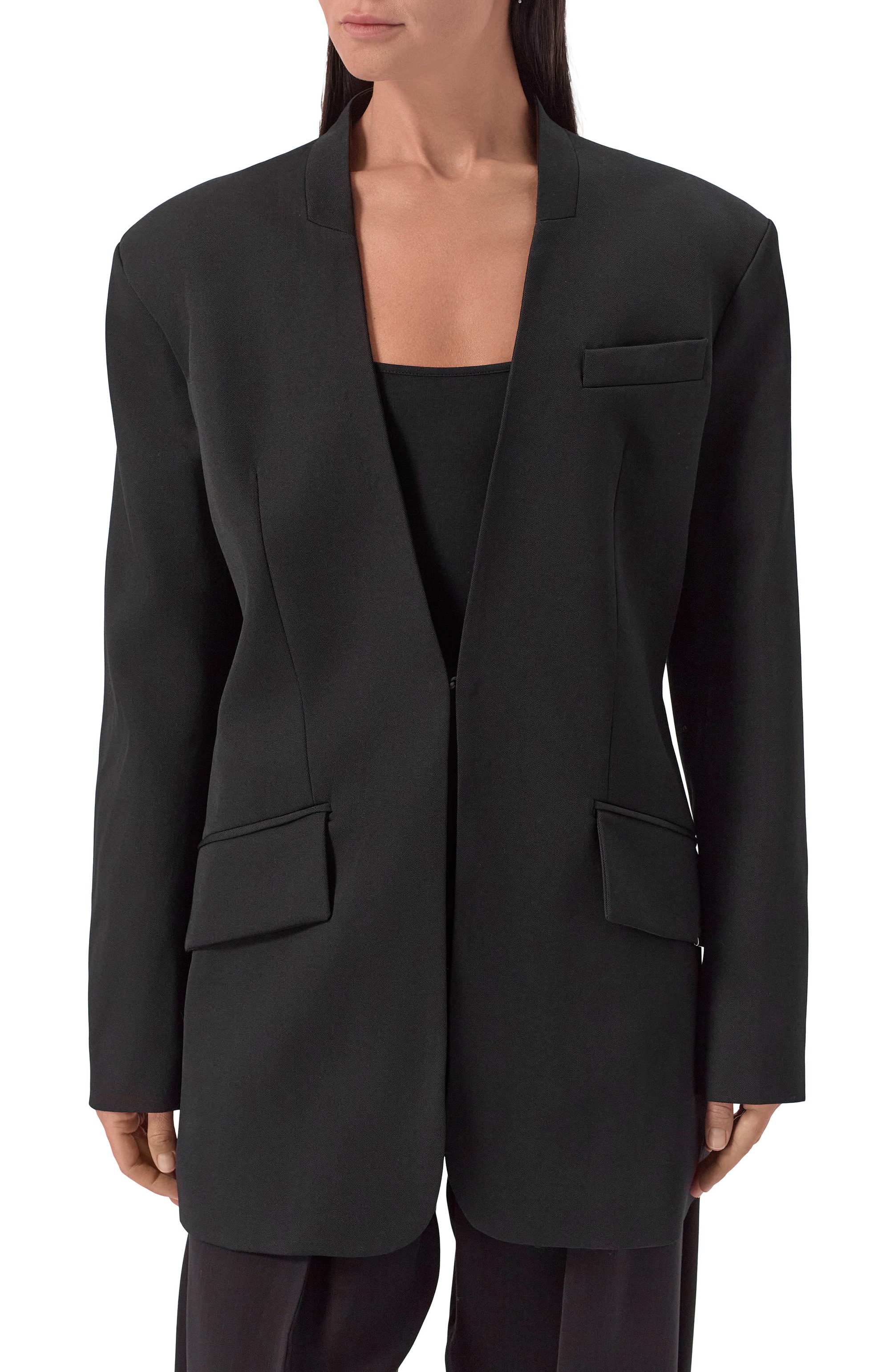 Шерстяной жакет THE ATTICO, арт. 251WCG00087/WWW065AA, фото 3