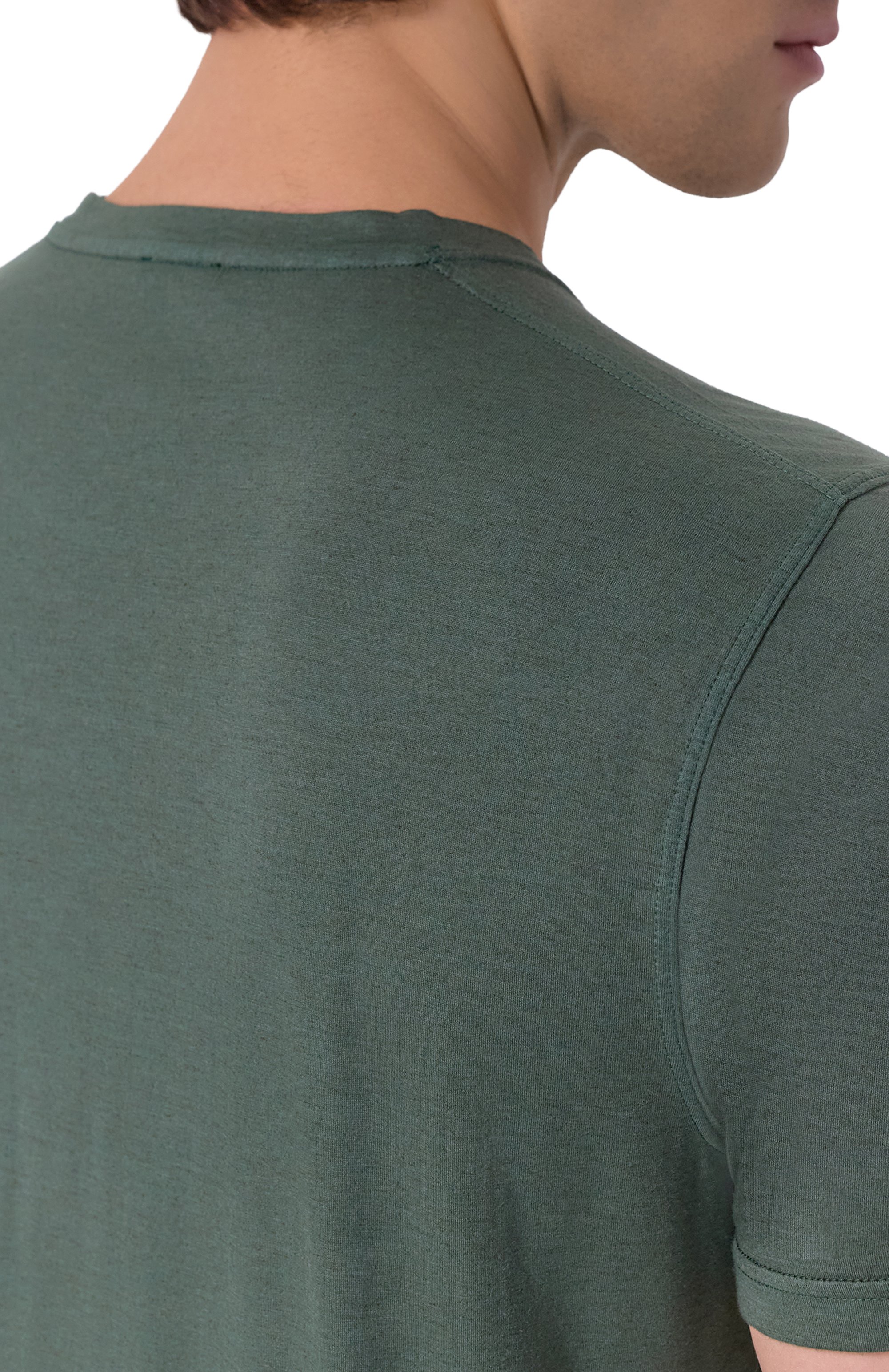 Футболка из хлопка и кашемира KITON, арт. UMK073411, фото 5