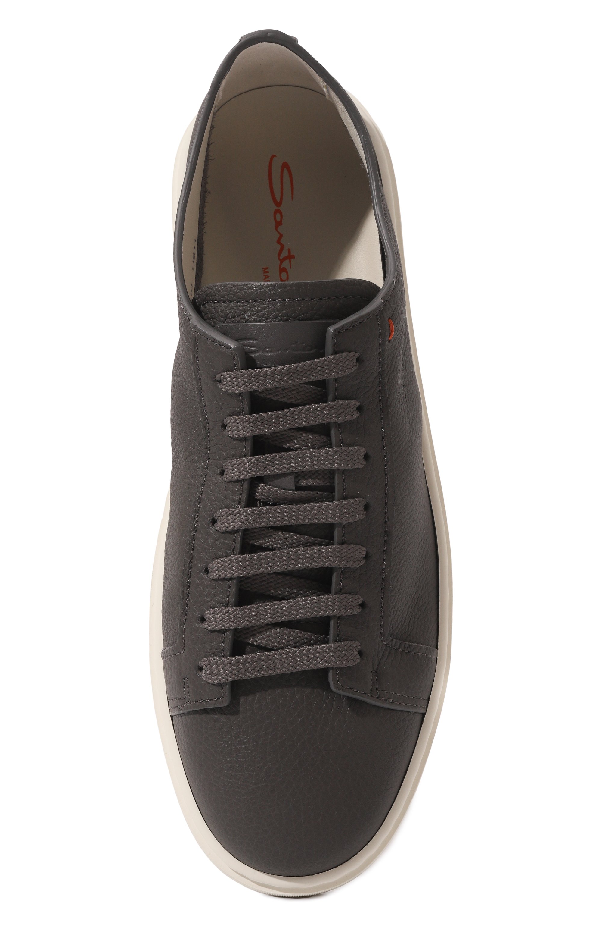 Кожаные кеды cleanic SANTONI, арт. MBCD21571BARCSB4N01, фото 6