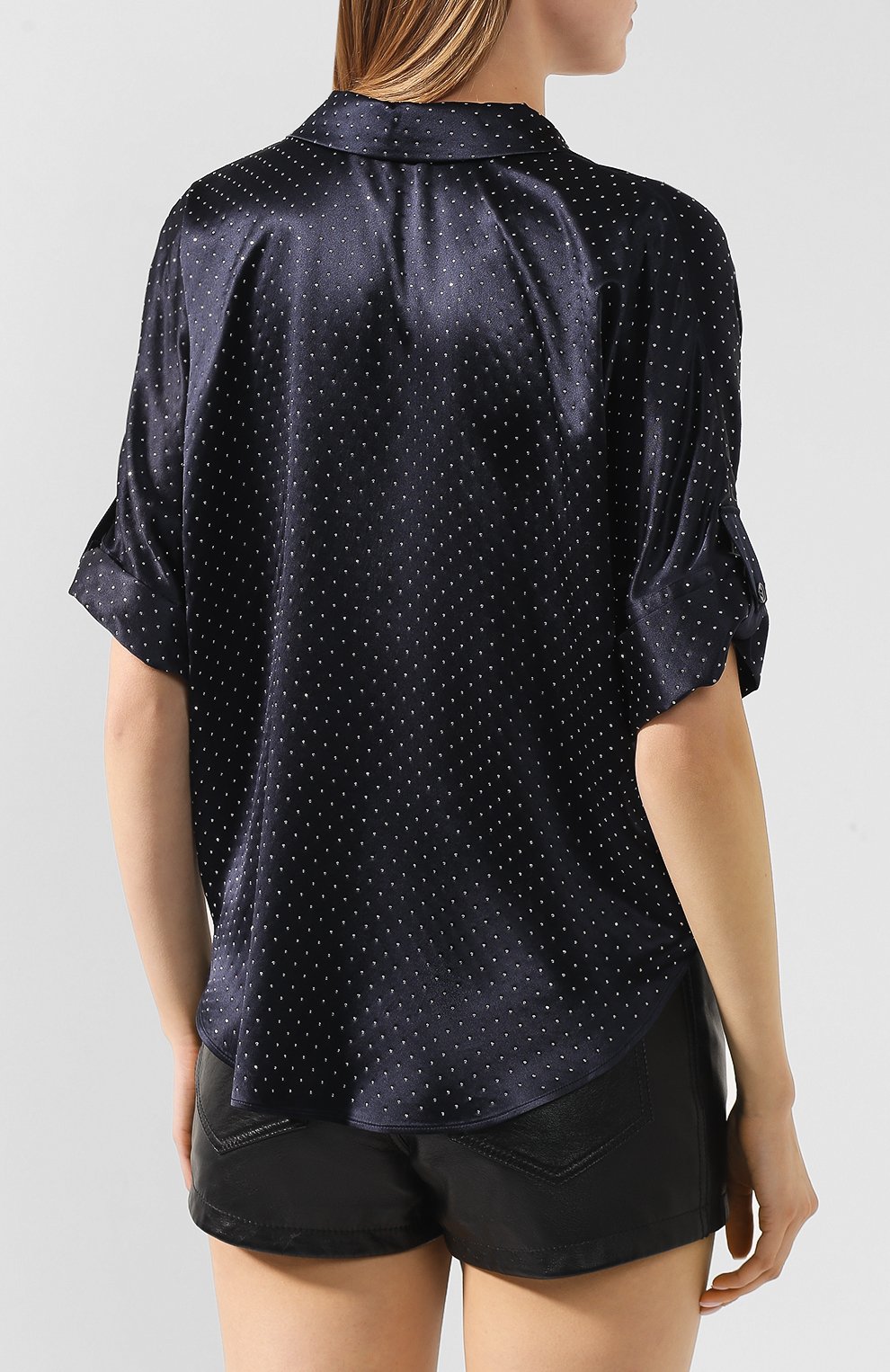 Шелковая рубашка SAINT LAURENT, арт. 611903/Y4A13, фото 4