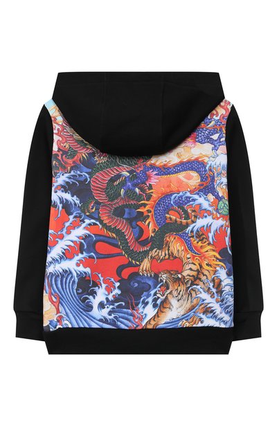 Хлопковая толстовка с капюшоном BALMAIN, арт. 6L4660/LD220/4-10, фото 2