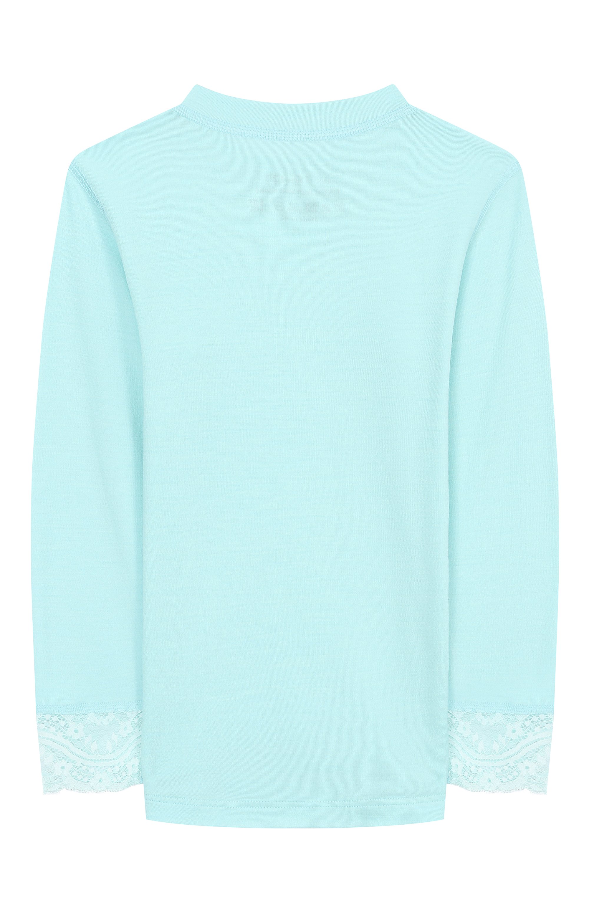 Шерстяной термокомплект WOOL AND COTTON голубого цвета по цене 10170 руб., арт. BRUFPK-K16, фото 3 Шерстяной термокомплект WOOL AND COTTON, арт. BRUFPK-K16, фото 3