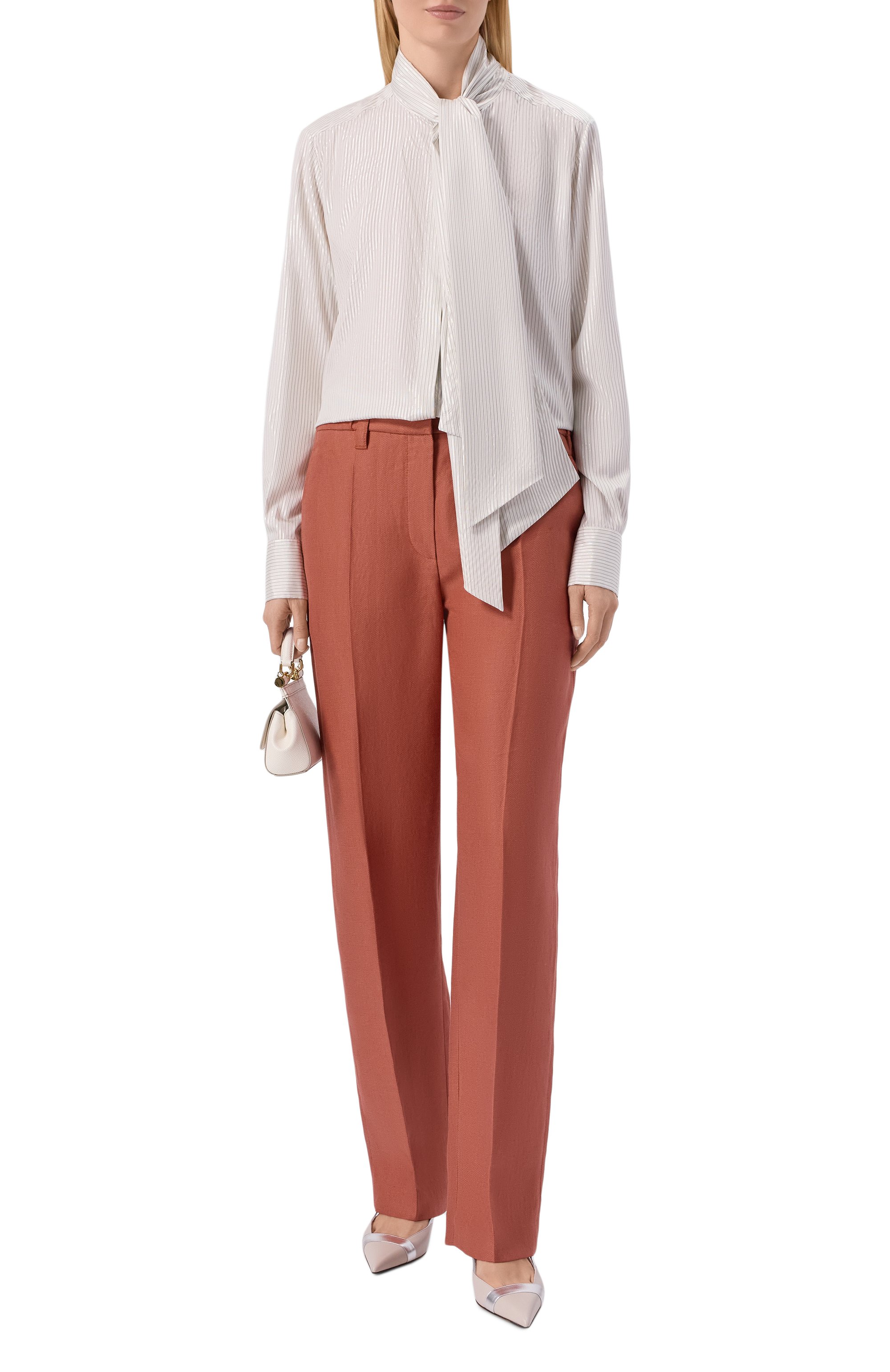 Шелковая блузка KITON, арт. D38455K0973G, фото 2