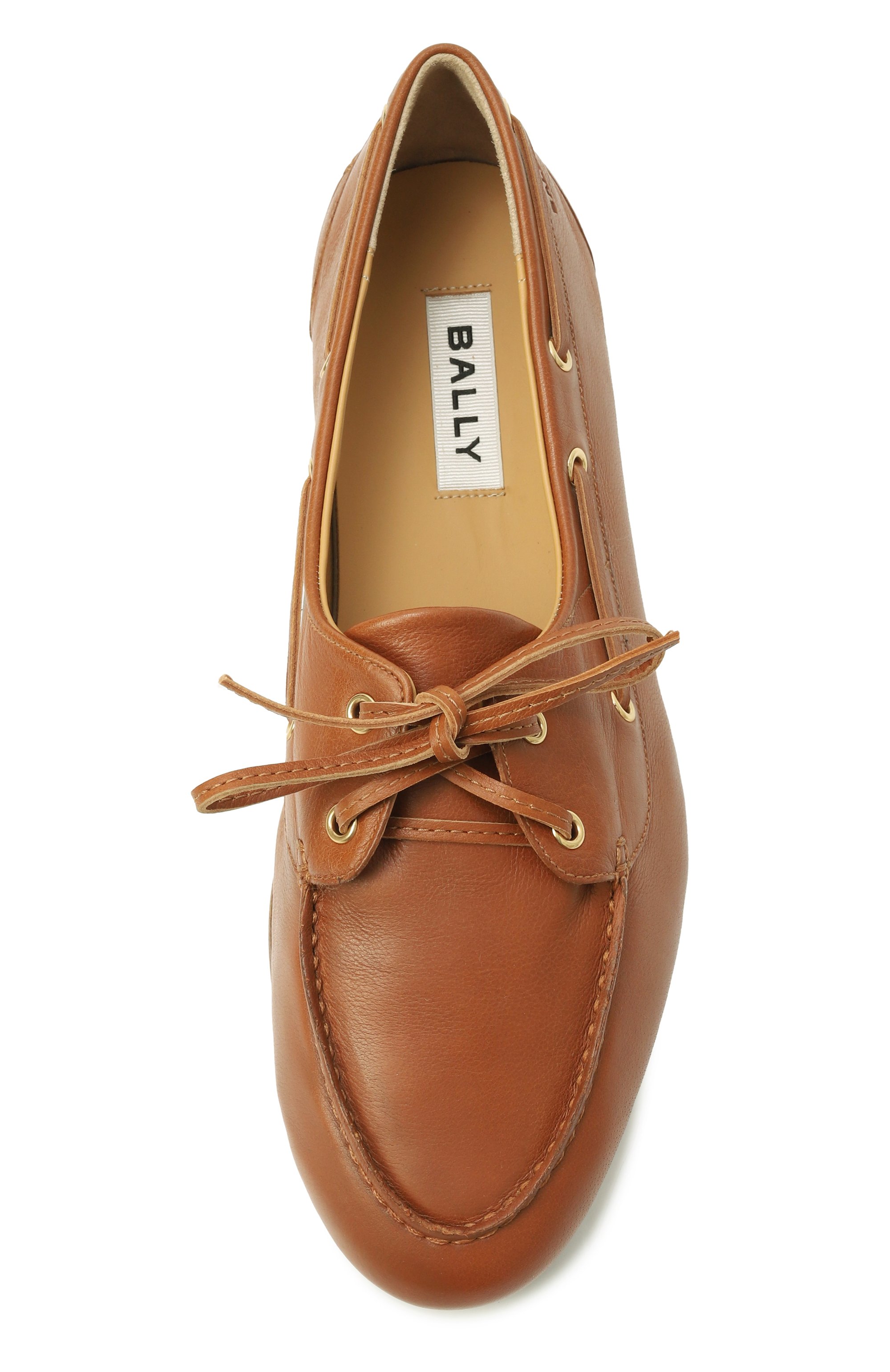 Кожаные топсайдеры plume BALLY, арт. WF002V/BU008, фото 6