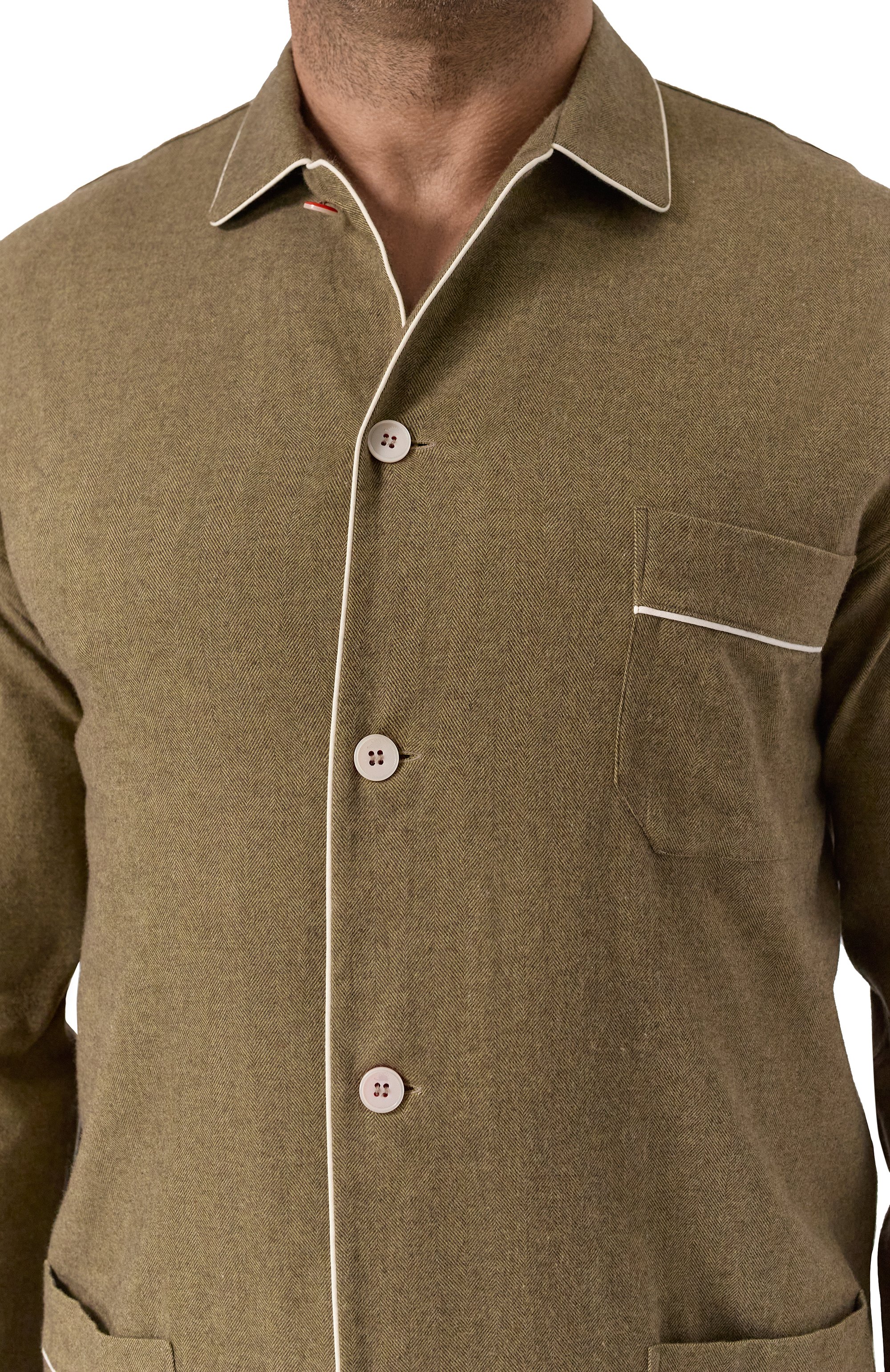 Хлопковая рубашка ROBERTO RICETTI, арт. PIGIAMA VENEZIA/LX3339_1, фото 5