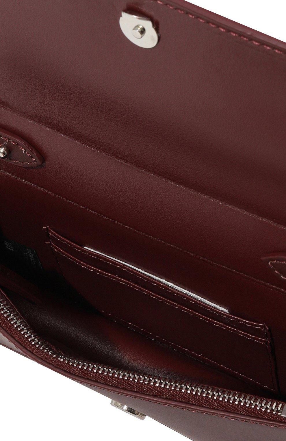 Сумка label logo mini MM6 бордового цвета по цене 52000 руб., арт. SB5ZI0002/P5693, фото 5 Сумка label logo mini MM6, арт. SB5ZI0002/P5693, фото 5
