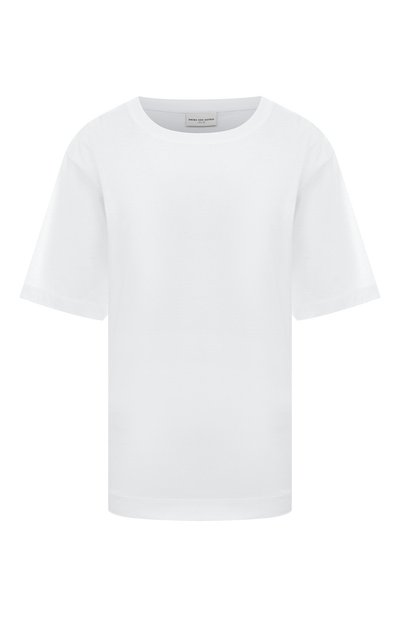 Женская хлопковая футболка DRIES VAN NOTEN, арт. 221-031166-4600