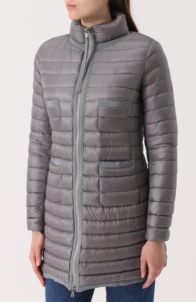 Стеганый пуховик на молнии с накладными карманами MONCLER, арт. C1-093-49853-94-53048, фото 3