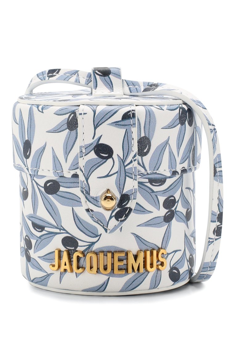 Женская сумка le vanity JACQUEMUS голубого цвета, арт. 201AC16/58030 | Фото 5 (Материал: Натуральная кожа; Ремень/цепочка: На ремешке; Размер: mini; Сумки-технические: Сумки через плечо; Материал сплава: Проставлено; Региональные ограничения белый список (Axapta Mercury): Не проставлено; Драгоценные камни: Проставлено)