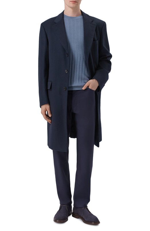 Джемпер из кашемира и шелка Brioni UMQ90L/PDK04 Голубой  UMQ90L/PDK04 Фото 2