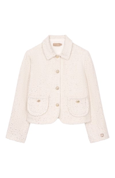 Твидовый жакет ELIE SAAB KIDS, арт. EFGC023/TS1129_001