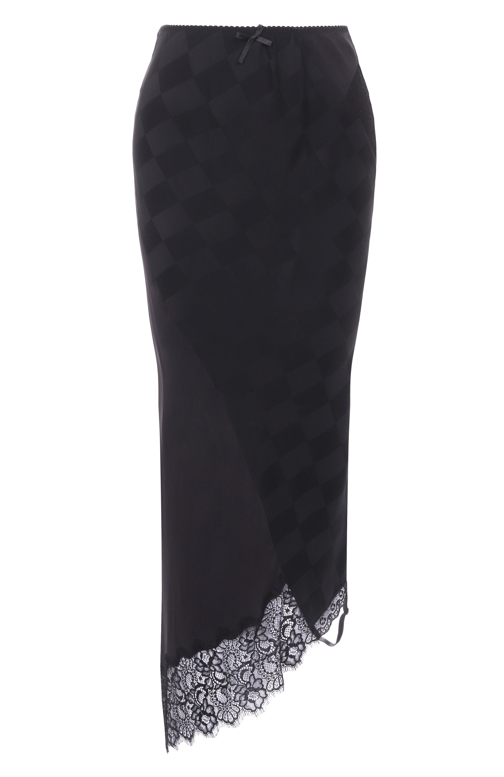 Юбка из вискозы и шелка MOSCHINO черного цвета по цене 81850 руб., арт. A0119/5535, фото 1 Юбка из вискозы и шелка MOSCHINO, арт. A0119/5535, фото 1