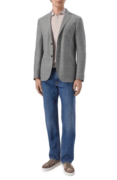 Пиджак из шелка и шерсти CORNELIANI серого цвета по цене 129500 руб., арт. 27X002/2716215, фото 2 Пиджак из шелка и шерсти CORNELIANI, арт. 27X002/2716215, фото 2