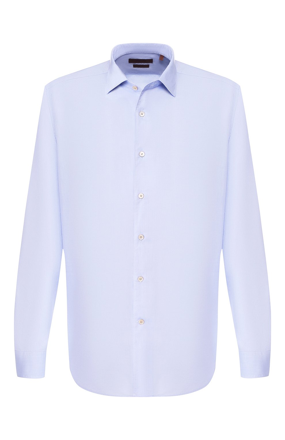 Рубашка с воротником кент CORNELIANI голубого цвета по цене 18050 руб., арт. 83P026-9111529/00, фото 1 Рубашка с воротником кент CORNELIANI, арт. 83P026-9111529/00, фото 1