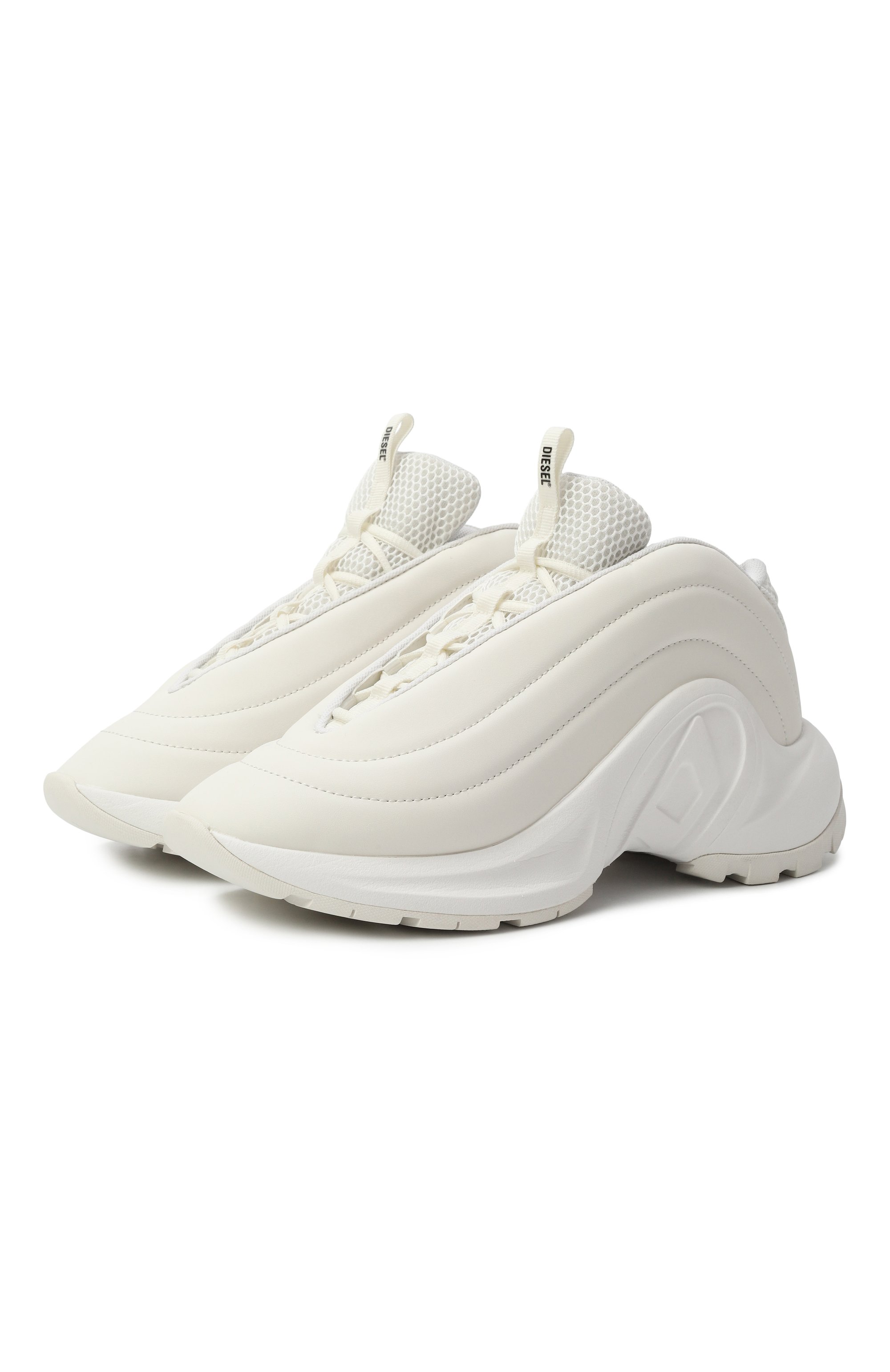 Кроссовки s-d-runner DIESEL молочного цвета по цене 29100 руб., арт. Y03440/P6691, фото 1 Кроссовки s-d-runner DIESEL, арт. Y03440/P6691, фото 1