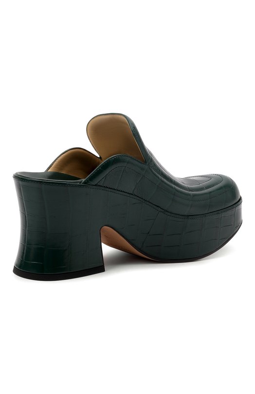 фото Кожаные сабо wedge bottega veneta