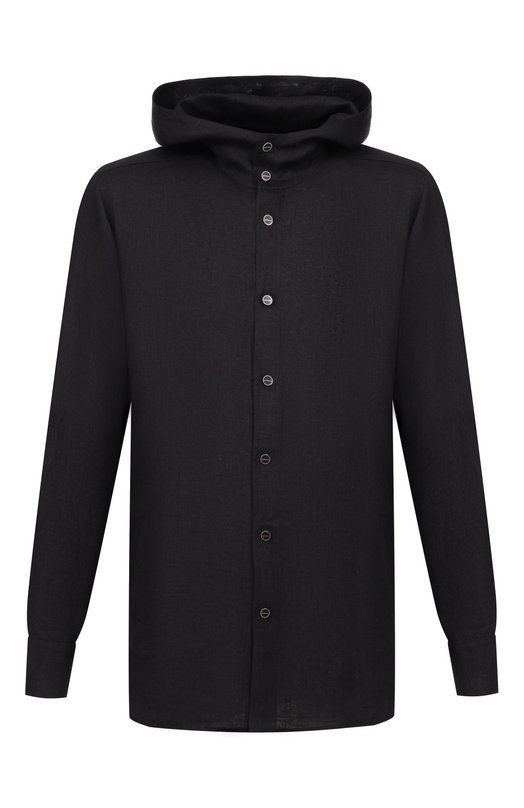 Льняная рубашка Kiton UMCMARH0969003 Чёрный UMCMARH0969003