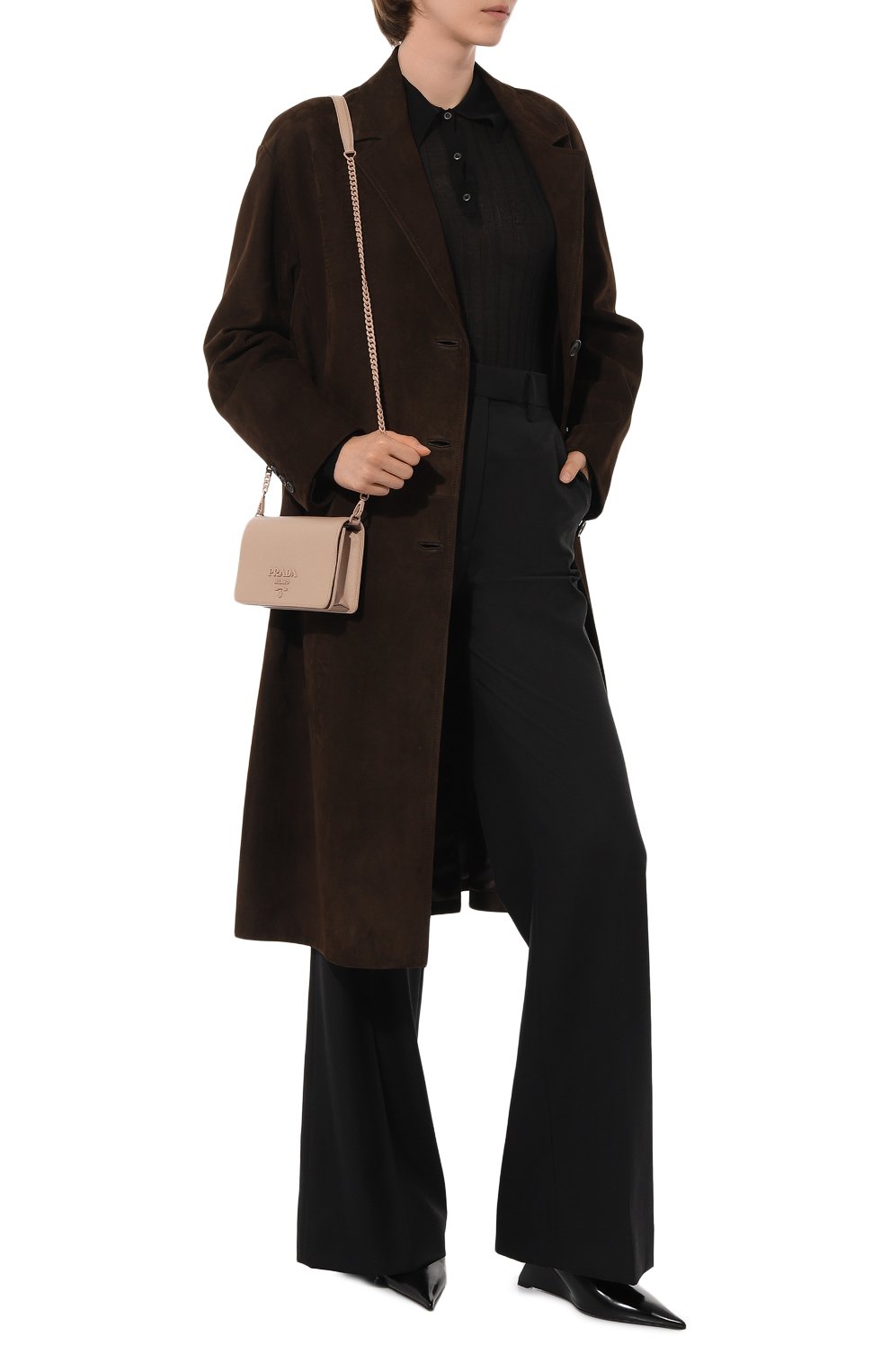 Поло из кашемира и шелка PRADA, арт. P24A1O-5U4-F0002-201, фото 2