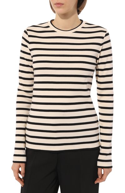 Хлопковый лонгслив JIL SANDER, арт. J40NH0003/J46497, фото 3