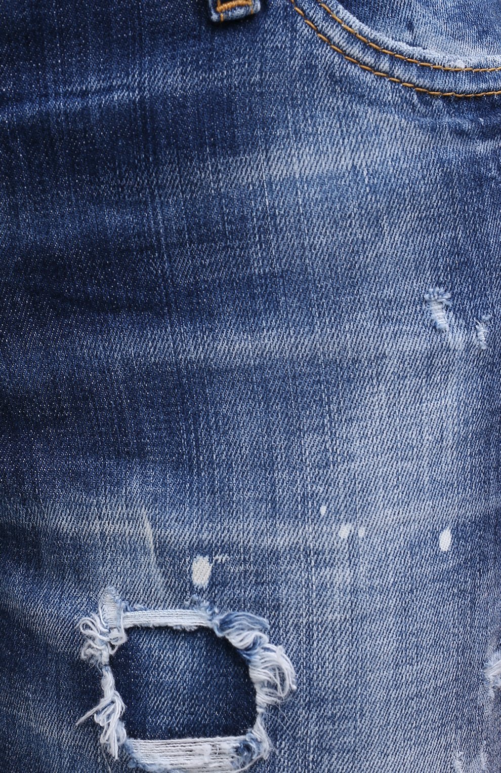 Джинсы DSQUARED2 синего цвета по цене 62150 руб., арт. S75LB0384/S30342, фото 5 Джинсы DSQUARED2, арт. S75LB0384/S30342, фото 5