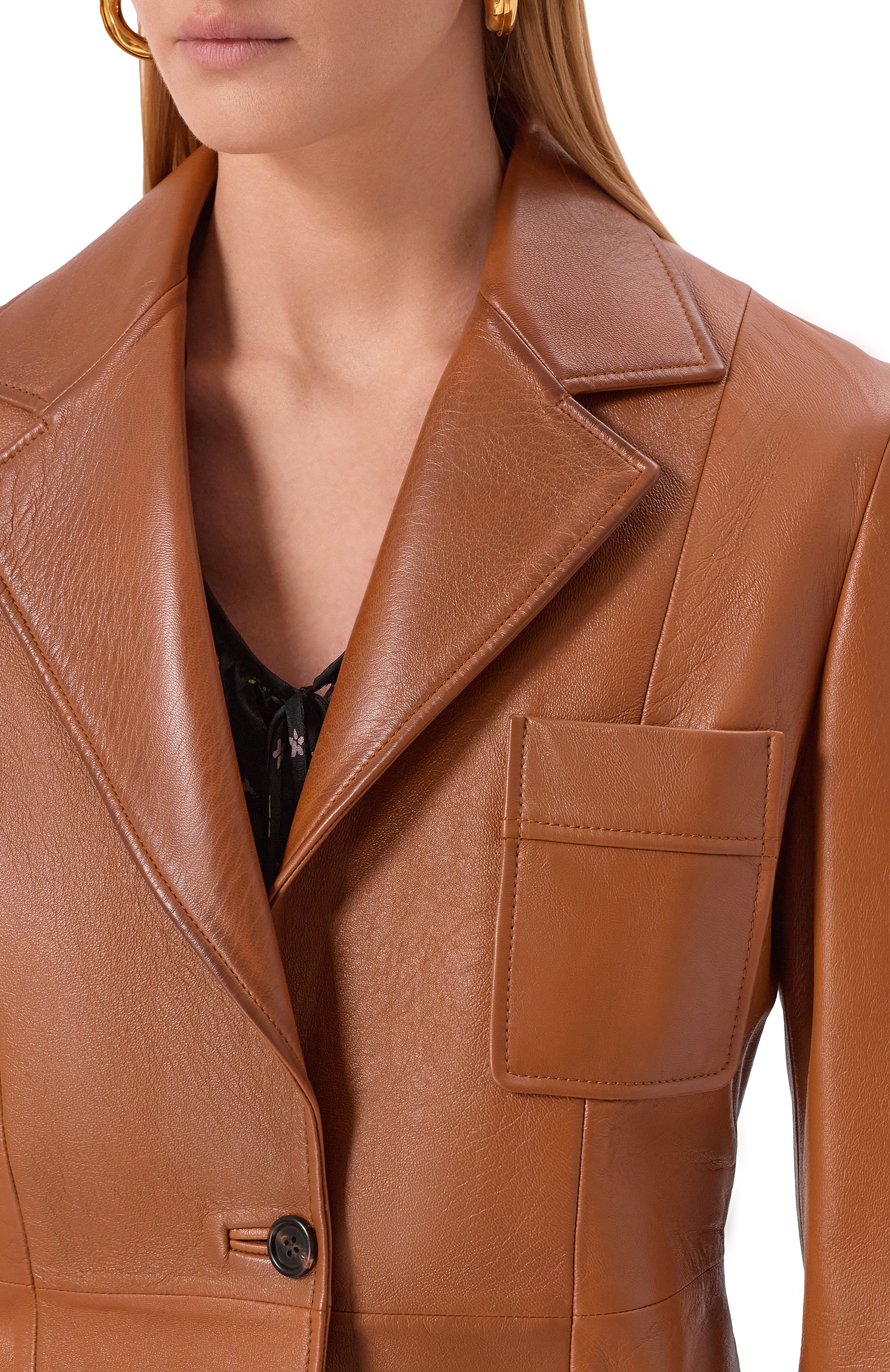 Кожаный жакет CHLOÉ, арт. CH25ACV33204, фото 5