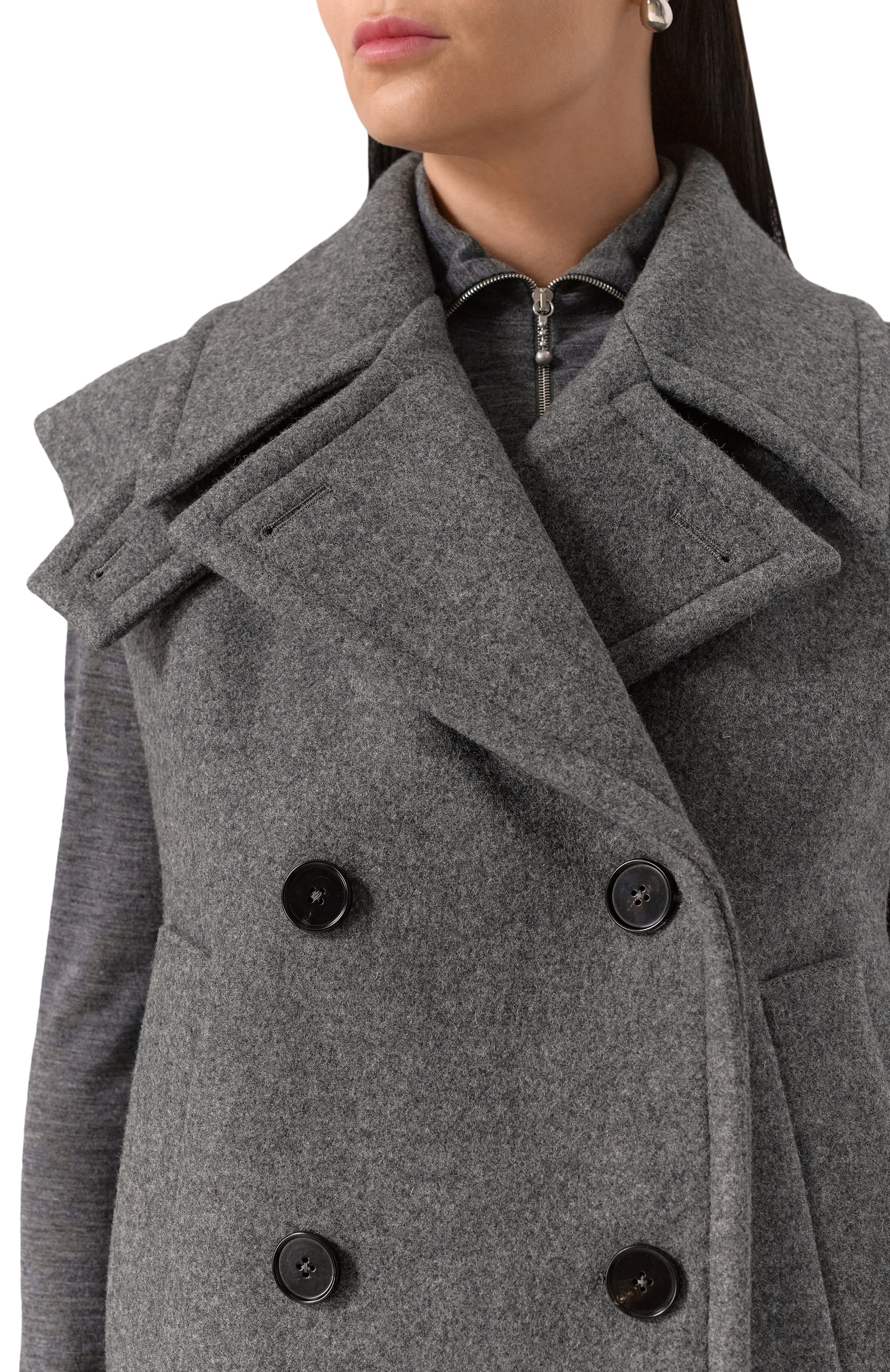 Шерстяной жилет JIL SANDER, арт. J40FB0115-J40004, фото 5