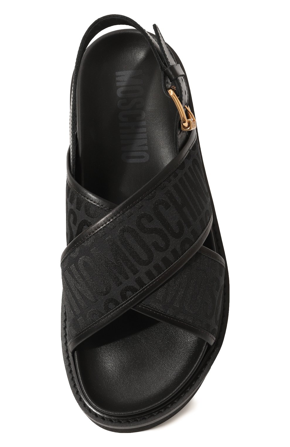 Текстильные сандалии MOSCHINO, арт. MM16025G0G/101, фото 6