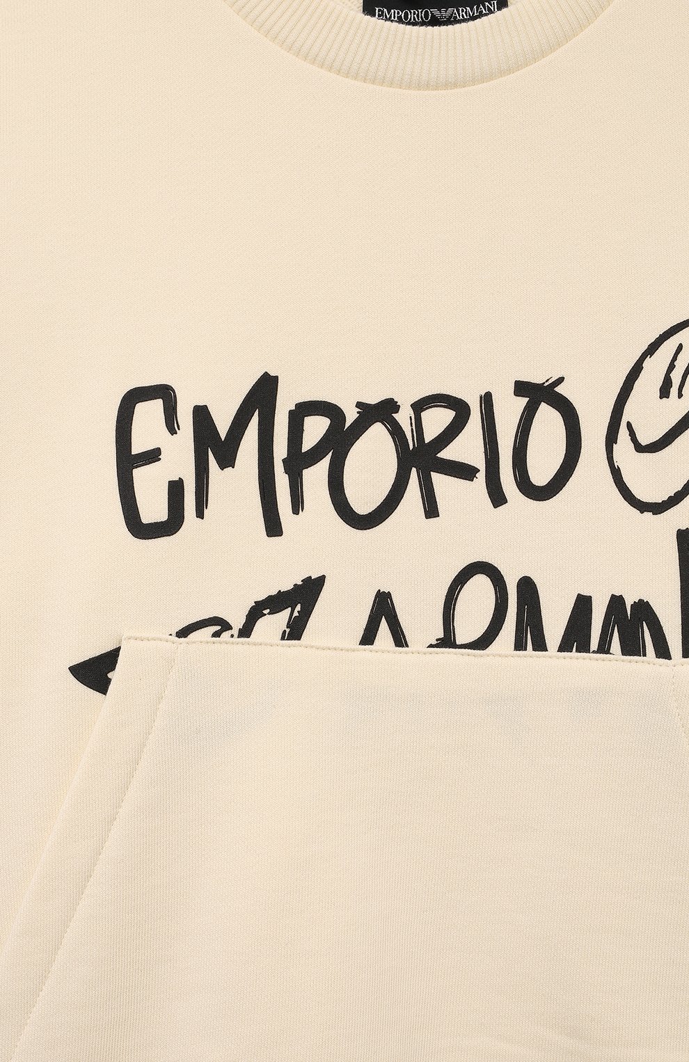 Хлопковый свитшот EMPORIO ARMANI, арт. EG000013/AF10381, фото 3