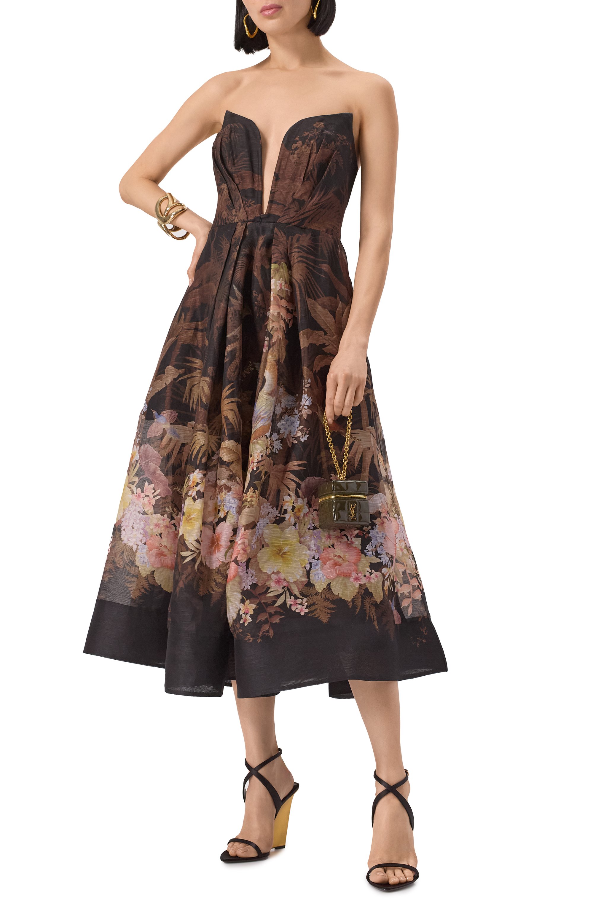 Платье изо льна и шелка ZIMMERMANN, арт. 3850DS251, фото 2